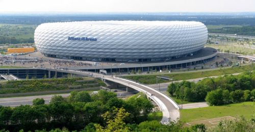 Allianz Arena v Mnichově, zdroj: wikipedia.org