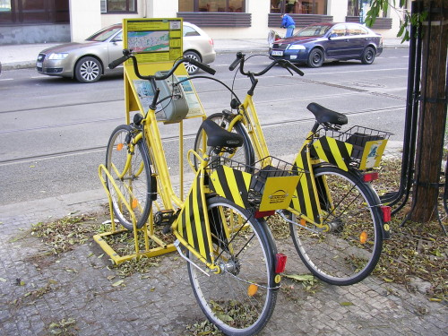 Bike sharing v Karlíně, zdroj: wikipedia.org